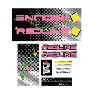 1987 Redline -  RL20II Pro Styler - Decal set