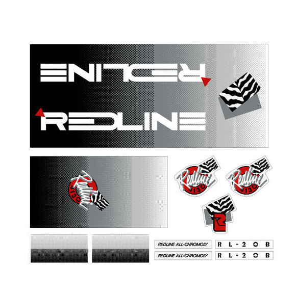 1988 Redline -  RL20B - Black grey Decal set