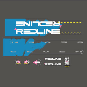 1990 Redline - 700SL - for Grey & Blue frame Decal set