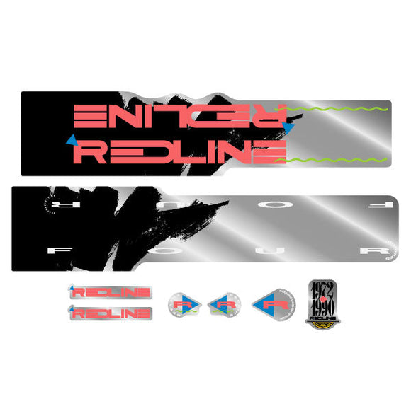 1990 Redline - 400EXL - for Chrome & Black frame Decal set