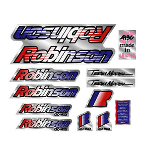 1990 Robinson - Pro Team Model on chrome decal set