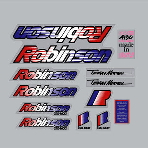 1990 Robinson - Pro Team Model on clear decal set