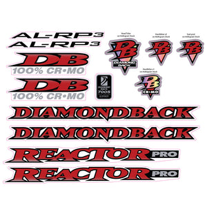 1996 Diamond Back -  Reactor PRO decal set