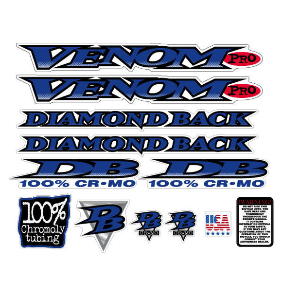 1997 Diamond Back - Venom PRO decal set