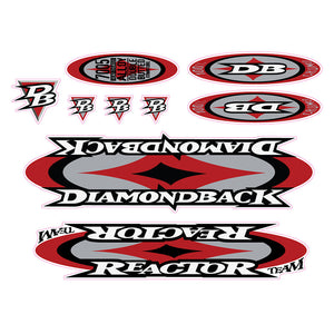 1998 Diamond Back -  Reactor TEAM decal set