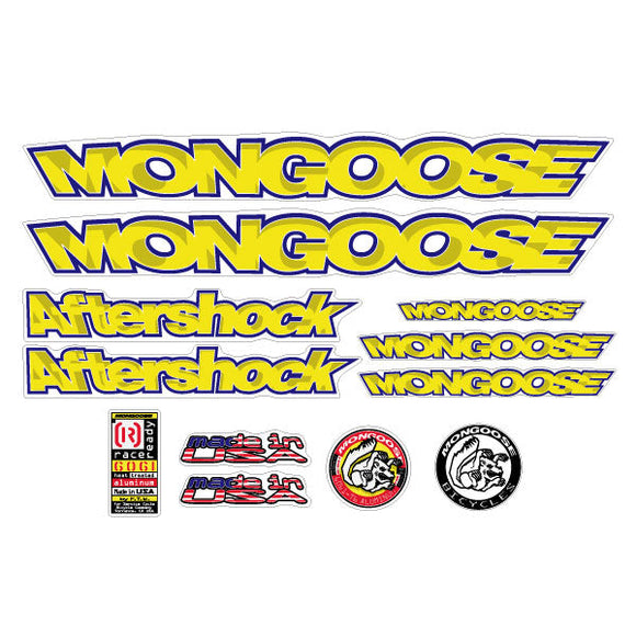 1998 Mongoose - Aftershock - Decal set