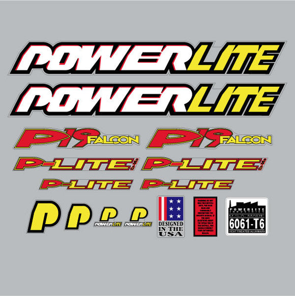 1999 Powerlite -  P19 Falcon Clear decal set