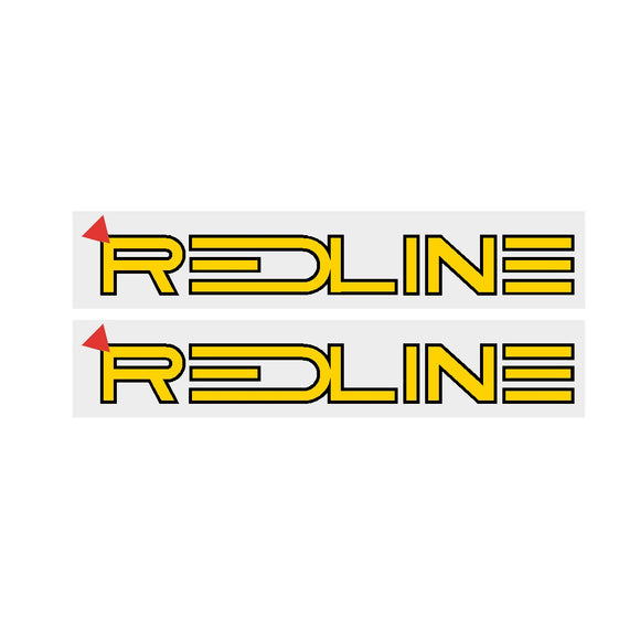 1985 Redline fork decals - for hazard yellow frames