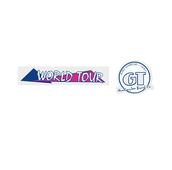 1986 GT BMX World Tour handle bar set - clear