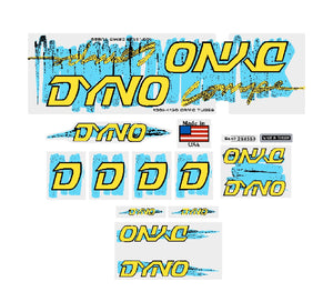 1987 DYNO -COMPE decal set