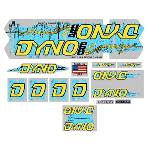 1987 DYNO - Pro COMPE on chrome decal set