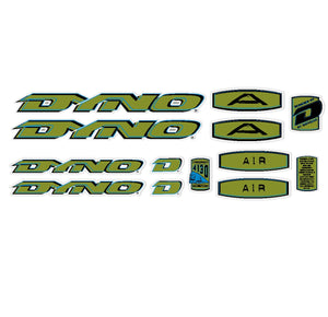 1998 DYNO - AIR decal set - for chrome frames