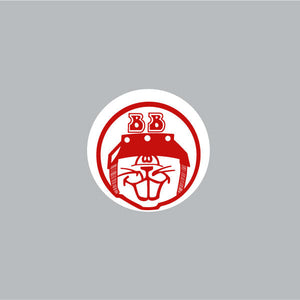 Beavers Bicycles  - Bike shop decal - Red on white