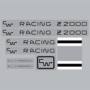 CW - Z2000 Black and White Decal set