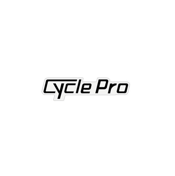 Cycle Pro -  seat rear Black decal