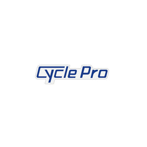 Cycle Pro -  seat rear Blue decal