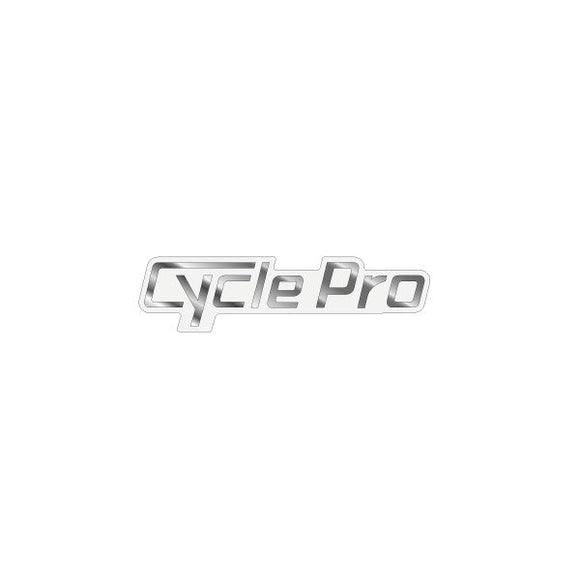 Cycle Pro -  seat rear chrome decal