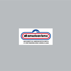 Dan Gurney - All American BMX seat tube decal