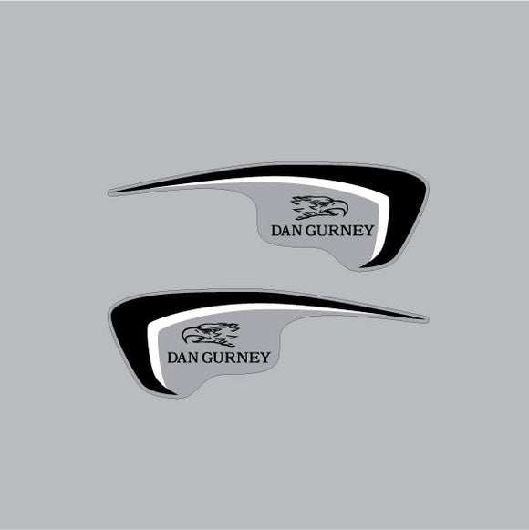 Dan Gurney - EAGLE & ARROW - gussett decals