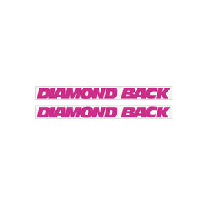 Diamond Back - Reactor - Magenta Pink crank decals