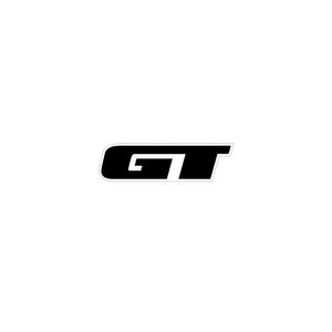 GT - 90's Seatclamp decal - Solid black on clear