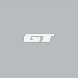 GT - 90's Seatclamp decal - Solid White on clear