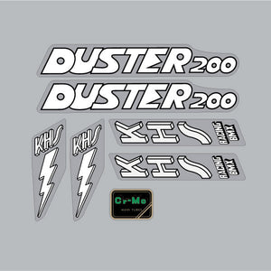 KHS - Duster 200 "Lightning bolt" decal set