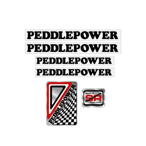 Peddlepower - Early Black decal set