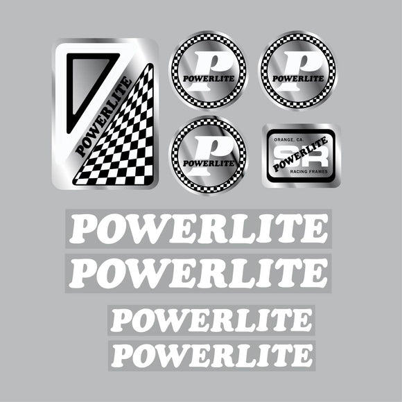 Powerlite - Early White decal set - white version