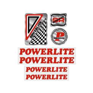 Powerlite - Early Red decal set