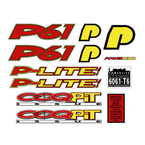 1999 Powerlite - P61 Coqpit Clear decal set