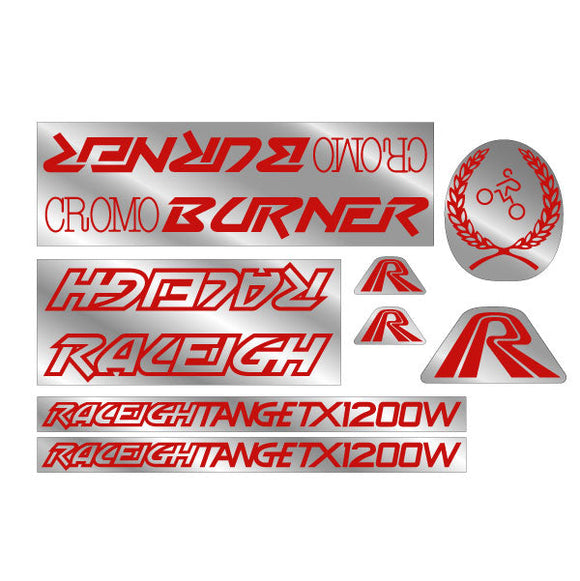 Raleigh - Cromo Burner decal set