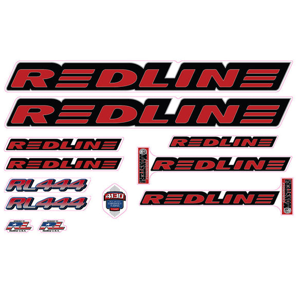 1999 Redline  - RL444 for chrome frame - Decal set