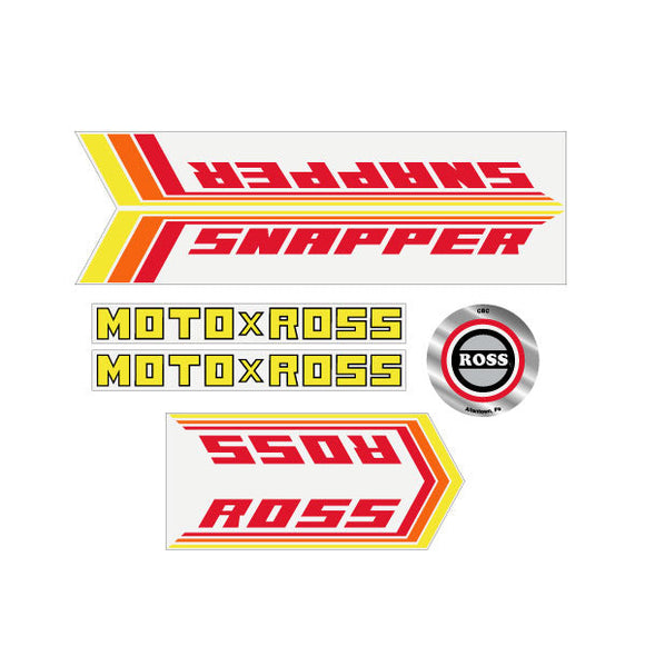 Ross - Snapper - Red decal set