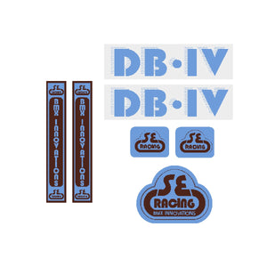 SE Racing - DB-IV decal set - blue w/brown