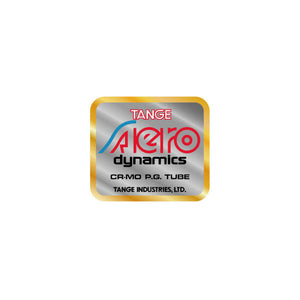 Tange - AERO DYNAMICS silver seat tube decal