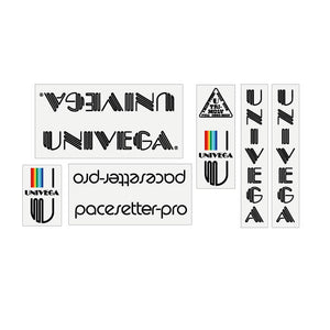 Univega - Pacesetter Pro clear decal set