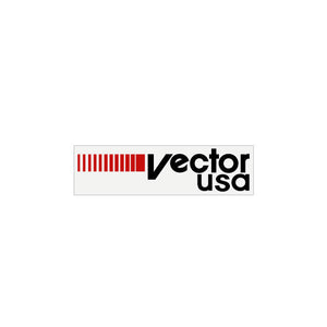 Vector - USA Large stripes plate decal