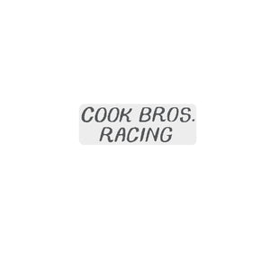 Cook Bros. handlebar decal