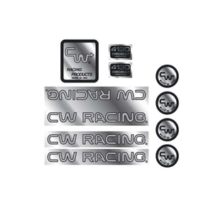 CW - ZX Series 82/84 Grey over Chrome Decal set