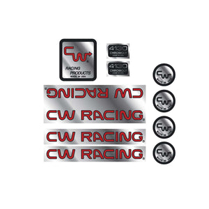 CW - ZX Series 82/84 Red over Chrome Decal set