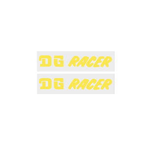 DG - Racer chain stay decal pair - yellow