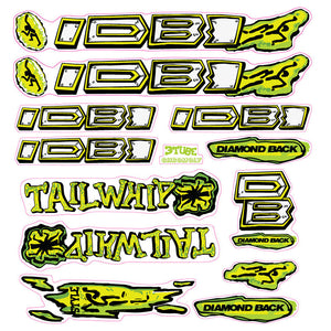 1991 Diamond Back - Tailwhip for Chrome frame decal set