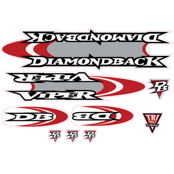 1998 Diamond Back -  Viper for blue frame decal set