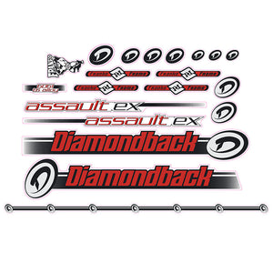 2000 Diamond Back - Assault EX for Yellow frame decal set