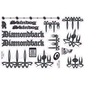 2000 Diamond Back - Skindog for grey frame decal set