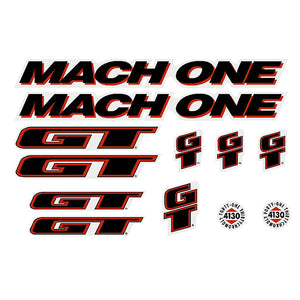 GT - 1992 Mach One - for yellow frame - decal set