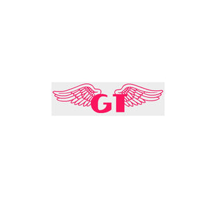 1987 GT BMX Wings - FLURO PINK seat clamp decal