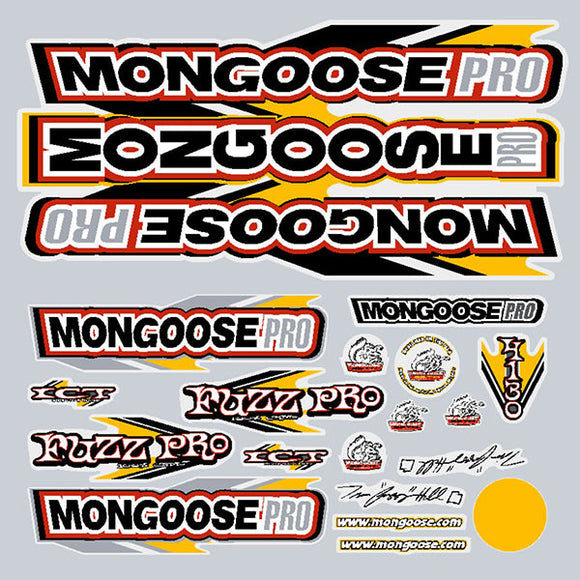 2000 Mongoose -Fuzz PRO - Decal set