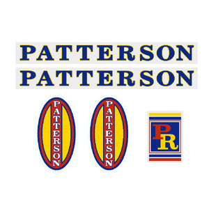 Patterson Racing - Gen 2 -blue dt - decal set